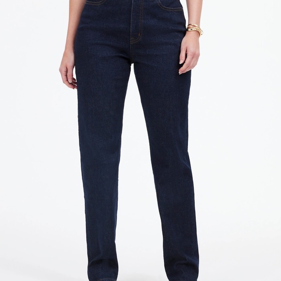 Madewell The Curvy '90s Straight Jean Norman Wash - Picture 4 of 14
